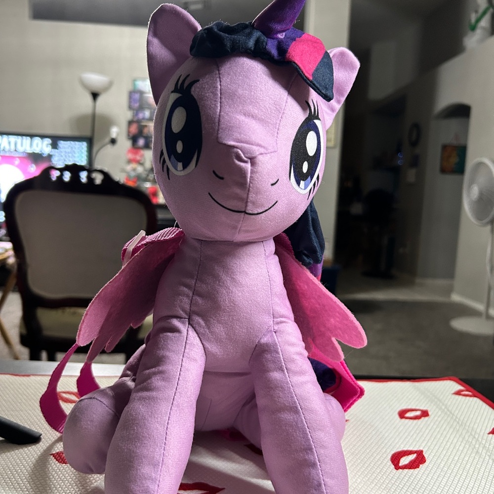 My Little Pony Purple and Pink Plush Unicorn Toy